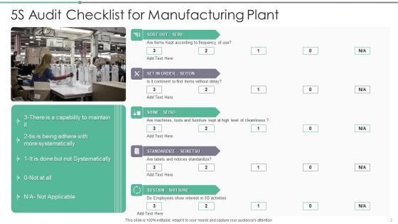 5 Step Audit Checklist Scorecard Ppt PowerPoint Presentation Complete Deck With Slides