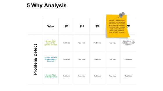 5 Why Analysis Ppt PowerPoint Presentation Outline Portfolio 5 Why Analysis Ppt PowerPoint Presentation Outline Portfolio