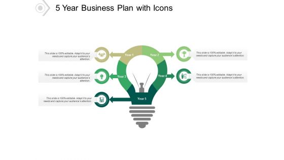 5 Year Business Plan With Icons Ppt PowerPoint Presentation Infographic Template Influencers 5 Year Business Plan With Icons Ppt PowerPoint Presentation Infographic Template Influencers