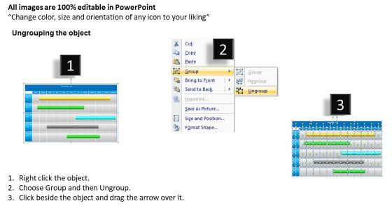 5 Year Planning Gantt Chart PowerPoint Slides Gantt Ppt Templates