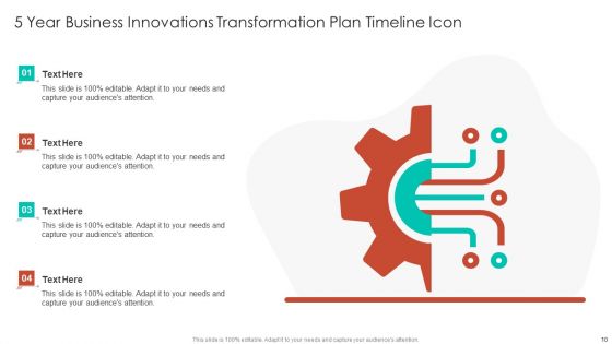 5 Year Transformation Plan Timeline Ppt PowerPoint Presentation Complete Deck With Slides
