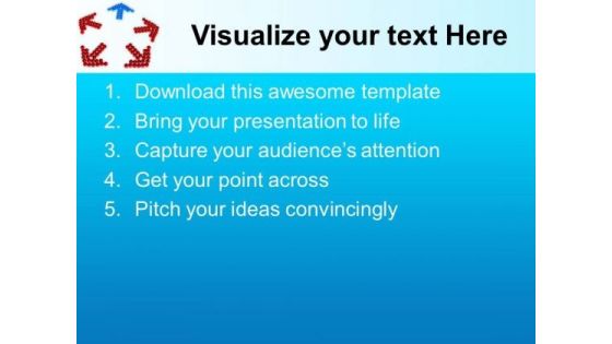 5 Choices In Different Direction PowerPoint Templates Ppt Backgrounds For Slides 0413