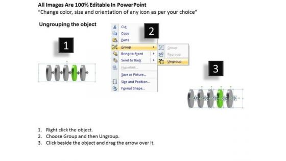 5 Circular Stages Involved Development What Is Flow Charts PowerPoint Templates