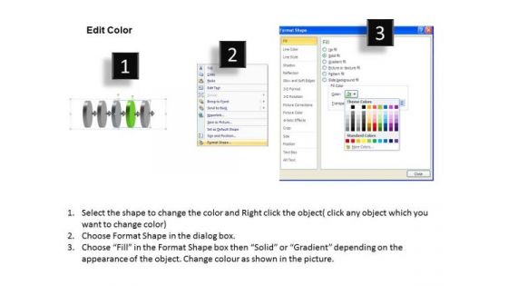5 Circular Stages Involved Development What Is Flow Charts PowerPoint Templates