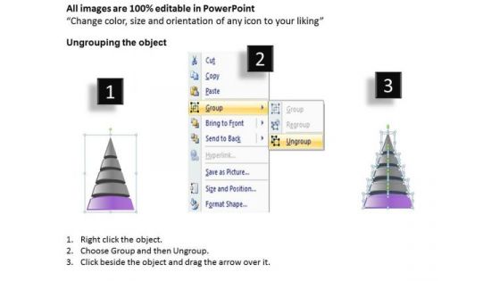 5 Layers Pyramid Diagram Planning Process Ppt Templates For Business PowerPoint Slides
