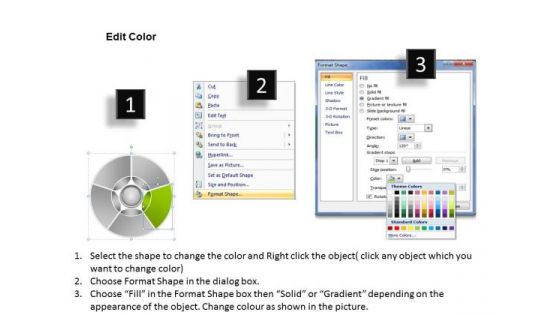 5 Sequence Makes Circle Business Ideas PowerPoint Slides