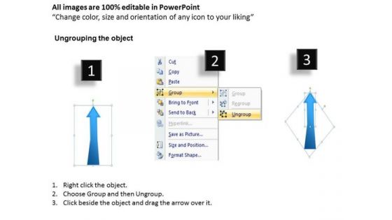5 Stage Parallel Process Arrow Layout Business Plans Template PowerPoint Slides