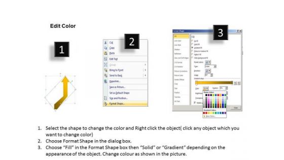5 Stage Parallel Process Arrow Layout Consulting Business Plan Template PowerPoint Templates