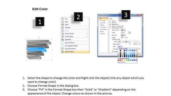 5 Staged Layered Process Flow Diagram Ppt Examples Of Business Plan PowerPoint Templates