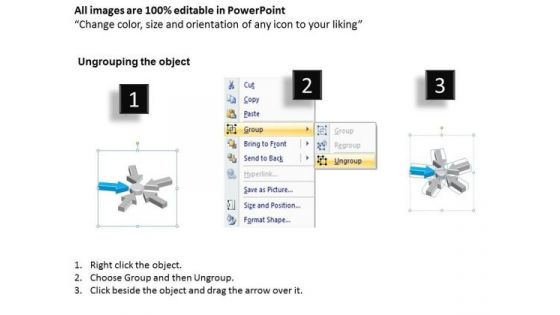 5 Stages Arrows Pointing To Center Ppt How Write Business Plan For Free PowerPoint Slides