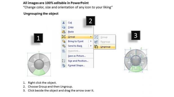 5 Stages Circular List Of Steps Business Plan Sample PowerPoint Templates