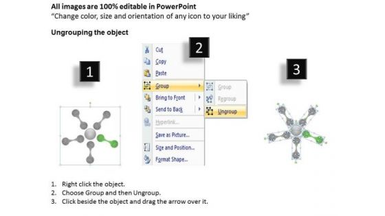 5 Stages Cluster Diagram Business Plan PowerPoint Templates