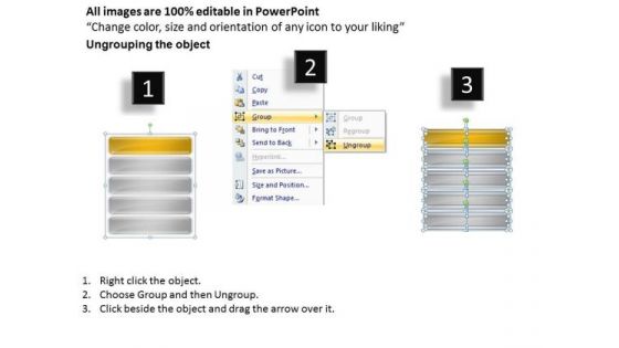 5 Stages Marketing Process Diagram Business Plan PowerPoint Slides