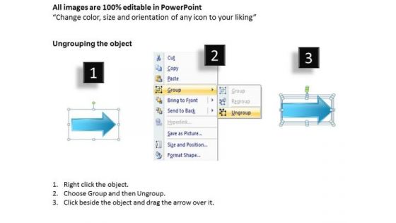 5 Stages Multiple Outgoing Sequence Flow One Page Business Plan PowerPoint Templates