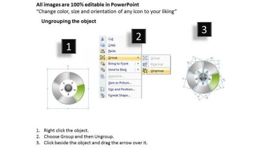 5 Stages Of Circular Data Flow Diagram Ppt Business Plan PowerPoint Templates