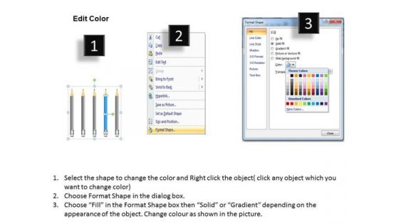 5 Stages Vertical Process Business Development Ppt Standard Plan PowerPoint Templates