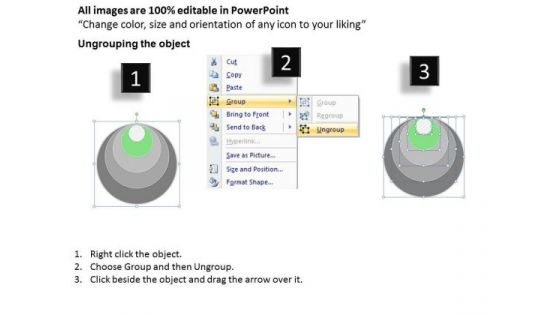 5 Stages Work Flow Diagram Market Plan Example PowerPoint Templates