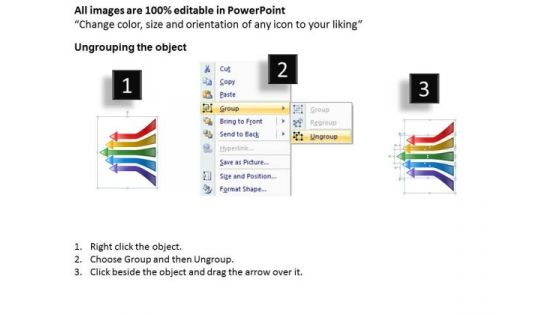 5 Steps Arrow Communication Diagram Buy Business Plans PowerPoint Slides