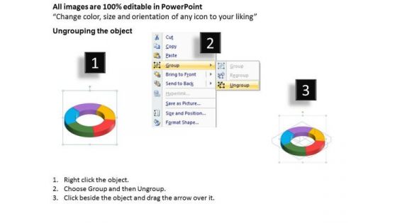 5 Steps In Circular Illustration Business How To Write Plan PowerPoint Slides