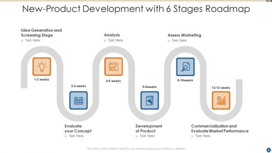 6 Stages Roadmap Ppt PowerPoint Presentation Complete With Slides