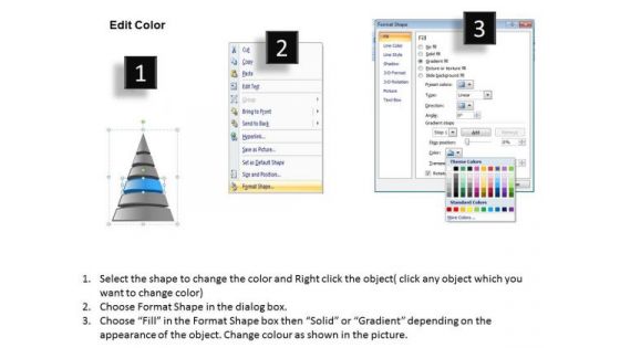 6 Colorful Levels Forming Pyramid Ppt Simple Business Plan Example PowerPoint Slides