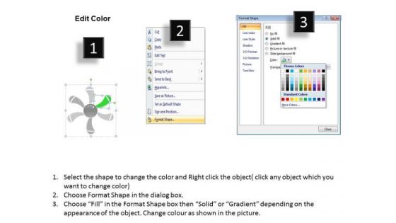 6 Colorful Stages In Circular Manner Ppt Business Plan PowerPoint Slides