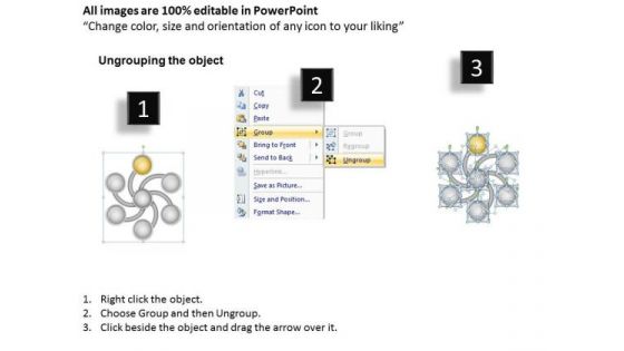 6 Events That Lead To One Outcome Creating Business Plan Free PowerPoint Templates