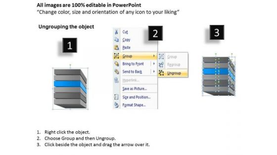 6 Layer Process Vertical To Each Other Ppt Business Plan Example PowerPoint Templates