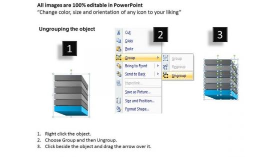 6 Layer Process Vertical To Each Other Ppt Example Business Plan Outline PowerPoint Slides