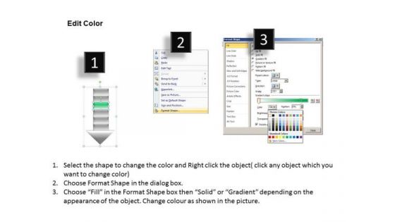 6 Stage Arrow Process Diagram PowerPoint Slides