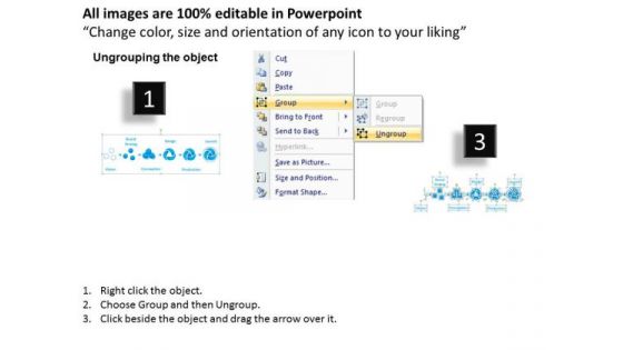 6 Stage Branding Process PowerPoint Templates Ppt Slides
