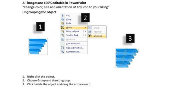 6 Staged Layered Process Flow Diagram Ppt Business Plan Outline Template PowerPoint Slides