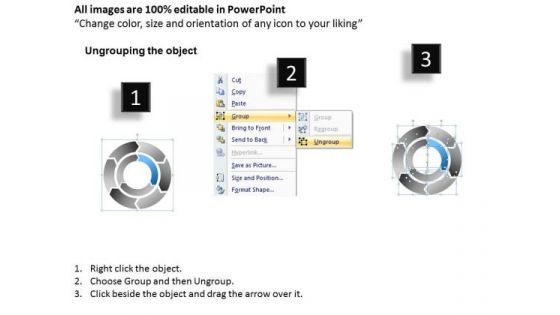 6 Stages Circular Flow Diagram Ppt Business Plan PowerPoint Slides