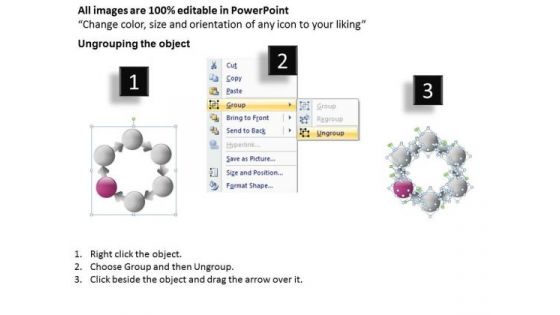 6 Stages Circular Resource Allocation Chart Create Business Plan Template PowerPoint Slides