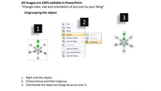6 Stages Interrelated Networking Diagram Business Plan PowerPoint Slides