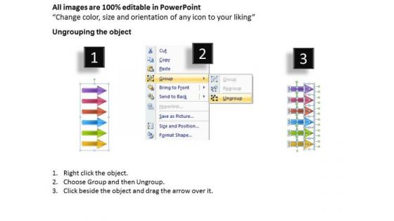 6 Stages Parallel Steps Processing Mode Business Plan Template PowerPoint Templates
