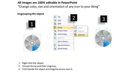 6 Stages Progress Of Circular Steps Business Plan Examples PowerPoint Slides