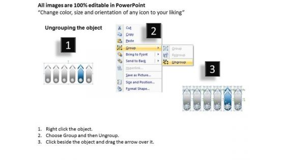6 Stages Set Of Parallel Process Bar Business Plan Template PowerPoint Templates