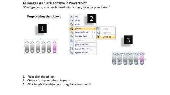 6 Stages Set Of Parallel Process Ppt Outline Business Plan PowerPoint Templates