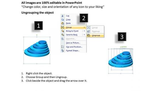 6 Stages Stack Blocks Of Data Download Business Plan Template PowerPoint Slides