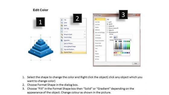 6 Step Stacked Process For Leading Change Outline Business Plan PowerPoint Slides