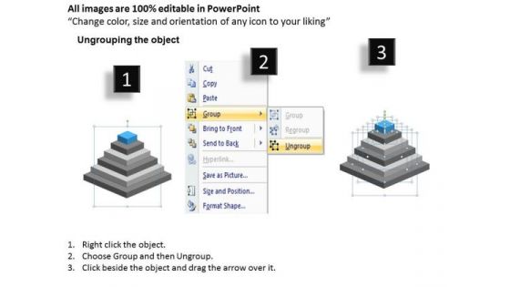 6 Step Stacked Process For Leading Change Ppt Bank Business Plan PowerPoint Slides