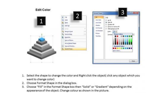 6 Step Stacked Process For Leading Change Ppt Bank Business Plan PowerPoint Slides