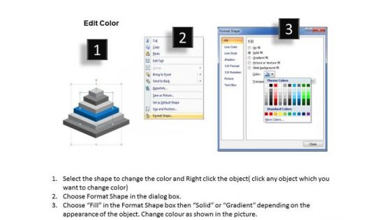 6 Step Stacked Process For Leading Change Ppt Example Business Plan Outline PowerPoint Templates