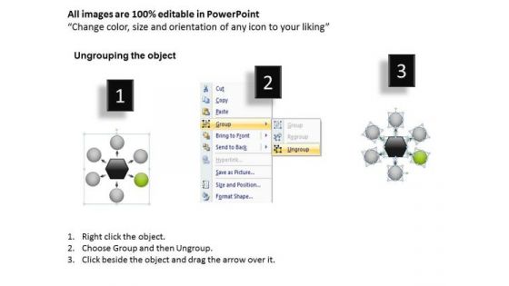 6 Steps Linear Flow Business Process Ppt Relative Circular Arrow PowerPoint Slides