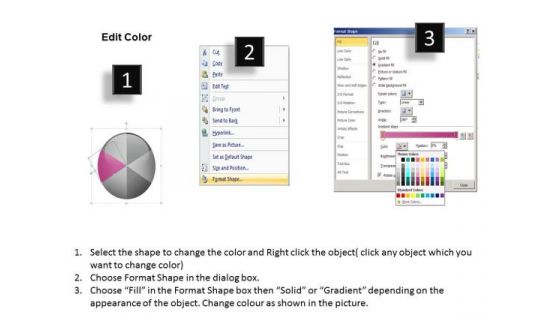 6 Steps Pie Chart Process Example Of Small Business Plan PowerPoint Slides