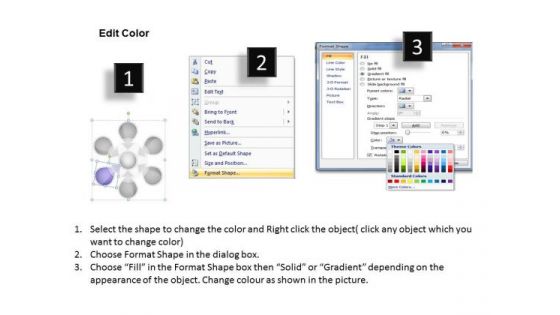 6 Steps Quality Circle Process Diagram Ppt Business Planning Software PowerPoint Slides