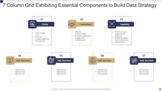 7 Column Grid Ppt PowerPoint Presentation Complete With Slides