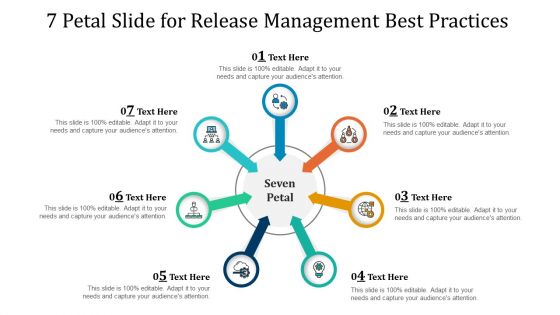 7 Petal Slide For Release Management Best Practices Ppt PowerPoint Presentation File Clipart Images PDF