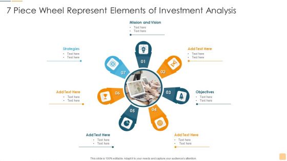 7 Piece Wheel Represent Elements Of Investment Analysis Ppt File Layout PDF